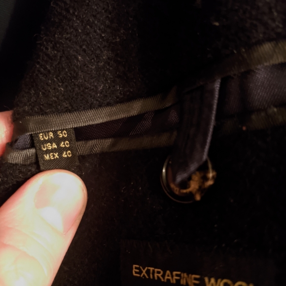 Massimo Dutti Flannel Blazer, 40R US, Midnight Blue - Picture 3 of 5